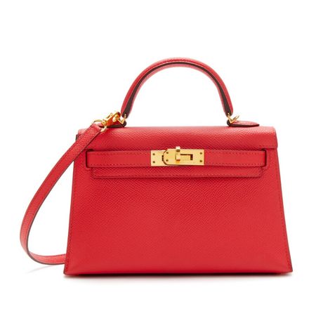 Hermès Kelly 20 Rouge Tomate Epsom Mini Kelly 20 II... | Handbag | Sotheby's