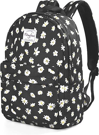 Amazon.com: Fitmyfavo Backpack for Girls Kids Girls' Bookbag Middle Elementary School Bookbag Girls Backpack for Teen Girls Waterproof Backpack Laptop Backpacks Bookbag(Black Daisy) : Electronics