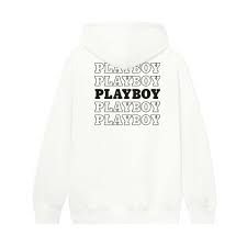 Playboy long white hoodies - Google Search