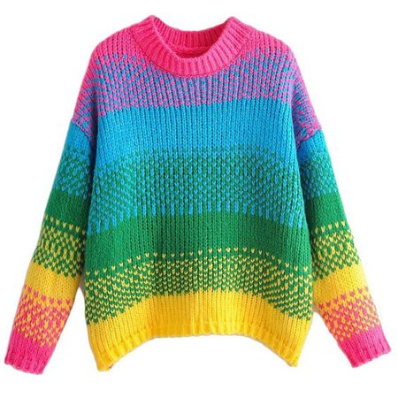 candy colorful sweater