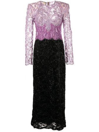 Gucci long-sleeve Lace Dress - Farfetch