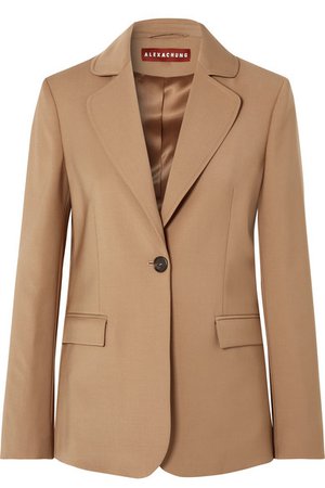 ALEXACHUNG | Wool-blend blazer | NET-A-PORTER.COM