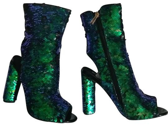 green sequin boots - Google Search
