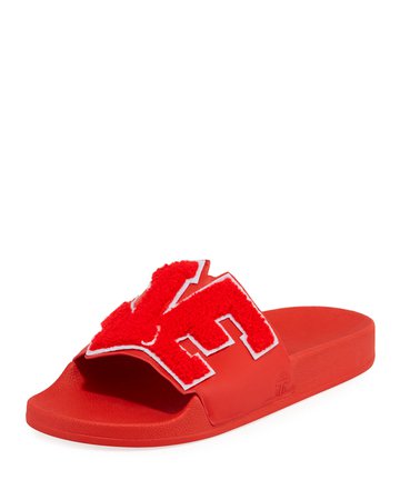 Tory Sport Love Slide Sandals | Neiman Marcus
