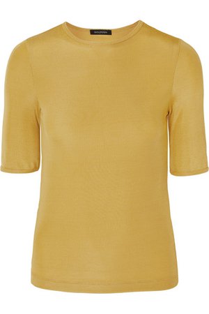 Goldsign | The Bound ribbed stretch-jersey T-shirt | NET-A-PORTER.COM