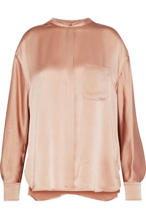 Silk-satin blouse | VINCE. | Sale up to 70% off | THE OUTNET