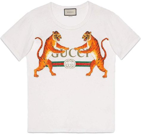 logo with tigers T-shirt