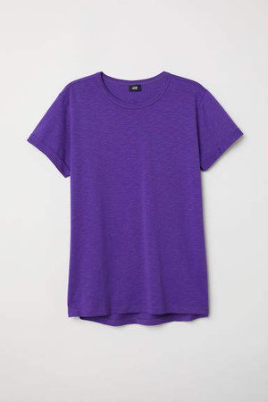 Slub Jersey T-shirt - Purple