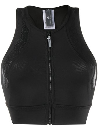Adidas By Stella Mccartney Run/swim Crop Top Ss20 | Farfetch.com