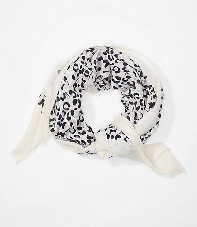 LOFT leopard scarf