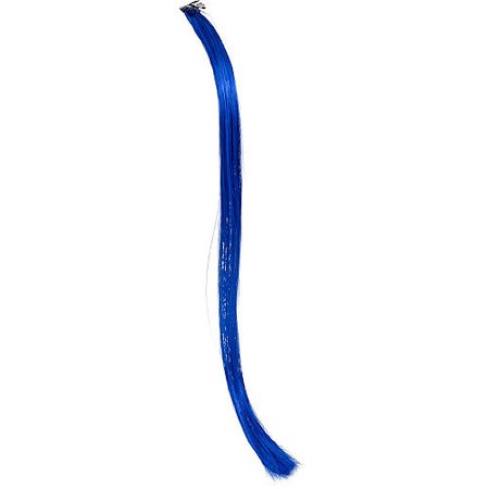 Blue Hair Extension 15in | Party City
