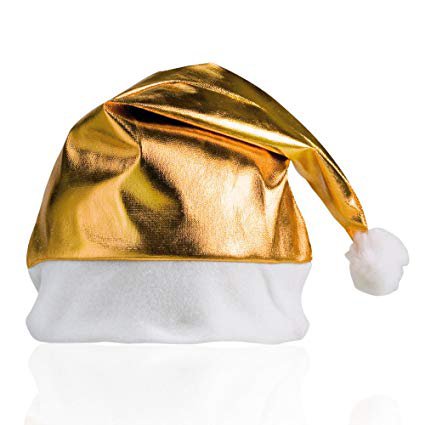 Gold Christmas Hat 1