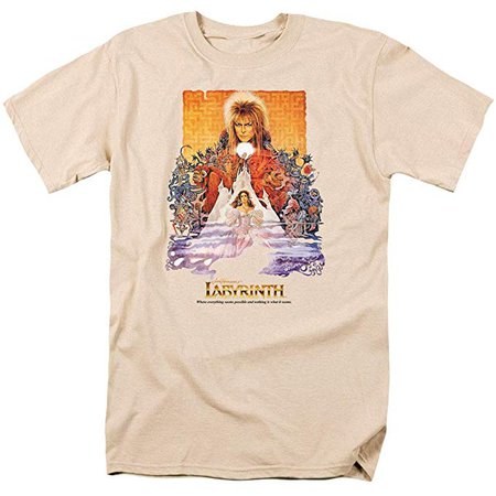 Amazon.com: Labyrinth David Bowie Goblin King Movie T Shirt & Exclusive Stickers: Clothing