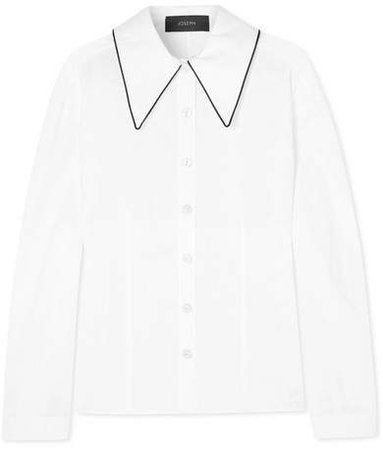 Ruben Cotton-poplin Shirt - White