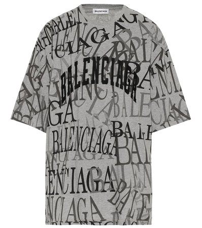 Logo Cotton T-Shirt - Balenciaga | Mytheresa