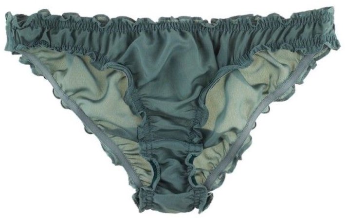 green frill panties