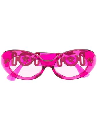 Versace Eyewear Medusa oval-frame Sunglasses - Farfetch