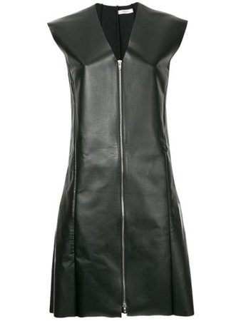 CÉLINE PRE-OWNED Sleeveless Zipper Dress - Farfetch