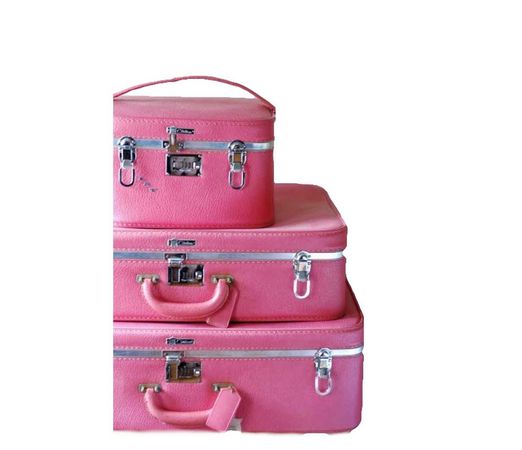 Pink luggage- no brand