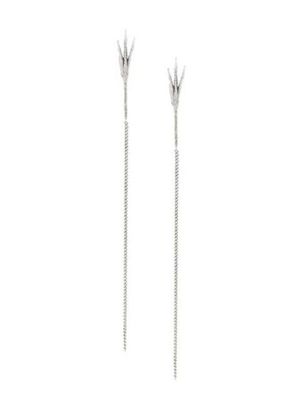 Wouters & Hendrix Gold 18Kt Gold Crows's Claw Long Earrings O1S15WGPAIR Metallic | Farfetch