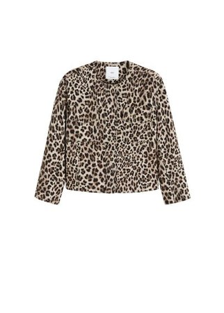 MANGO Leopard jacket