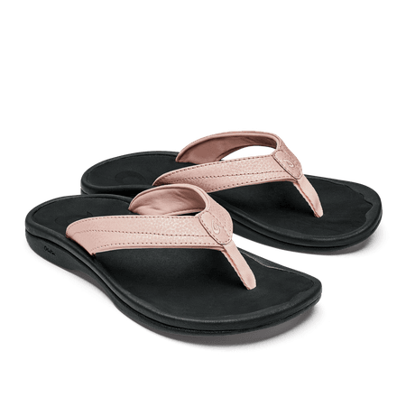 OluKai ‘Ohana - Petal Pink / Black | Women's Beach Sandals | OluKai Canada