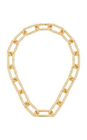 18k Gold-Plated Chain-Link Necklace By Bottega Veneta | Moda Operandi