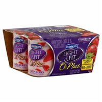 Dannon Light & Fit Strawberry Yogurt Allergy and Ingredient Information