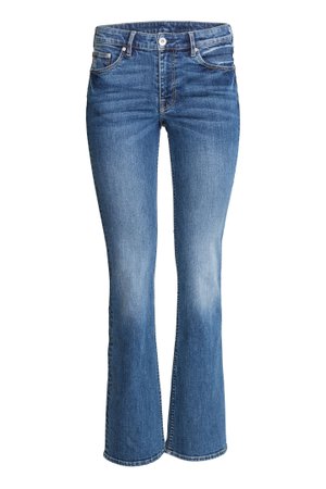 Boot cut Regular Jeans - Denim blue - Ladies | H&M US