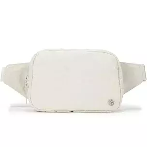 white lululemon belt bag