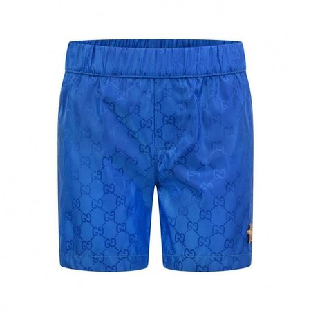 GUCCI Baby Boys Blue GG Swim Shorts - Boy