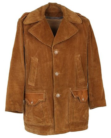 Vintage 70s Corduroy Car Coat - L Brown £85 | Rokit Vintage Clothing
