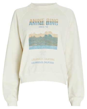 Anine Bing Arlo Desert Road Sweatshirt | INTERMIX®