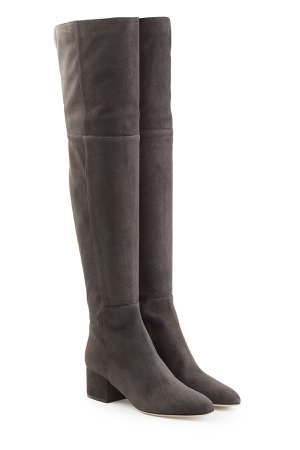 Suede Over-Knee Boots Gr. IT 37