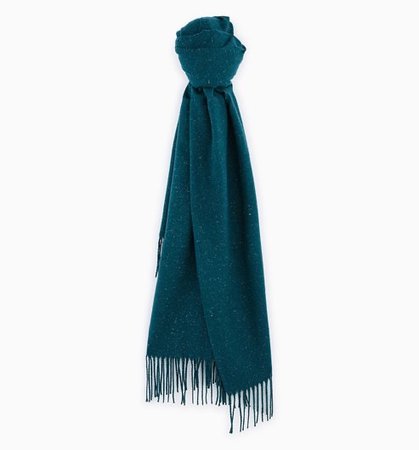 peacock blue scarf