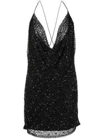 Retrofete sequin-embellished Slip Dress - Farfetch