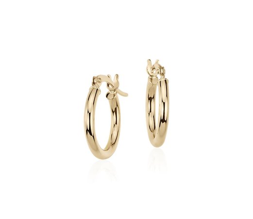 Small gold hoops