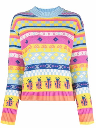 Mira Mikati intarsia-knitted jumper - FARFETCH