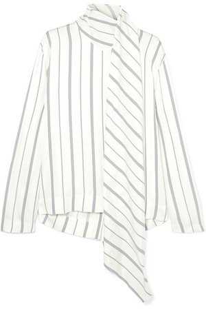 Joseph | Cannon striped satin blouse | NET-A-PORTER.COM