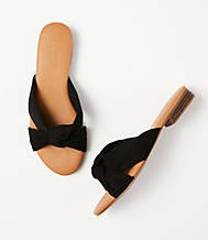Knotted Slide Sandals