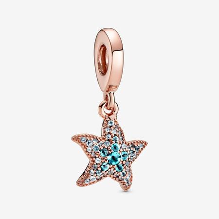 Sparkling Starfish Dangle Charm | Pandora GB