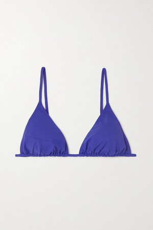 Cobalt blue Les Essentiels Mouna triangle bikini top | Eres | NET-A-PORTER