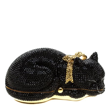 black cat purse