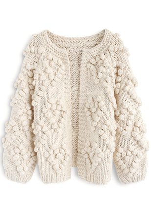 Knit Your Love Cardigan in Ivory - OUTERS - Retro, Indie and Unique Fashion