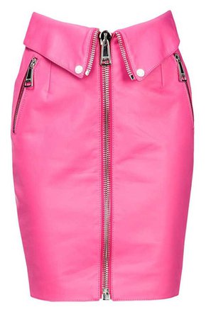 pink moschino skirt