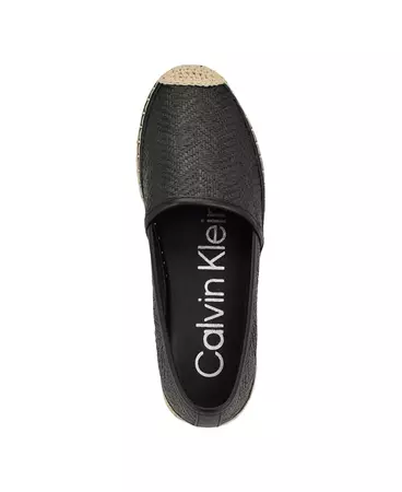 Calvin Klein Women's Padona Slip-On Flat Casual Espadrilles - Macy's