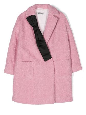Simonetta bow-detail double-breasted Coat - Farfetch