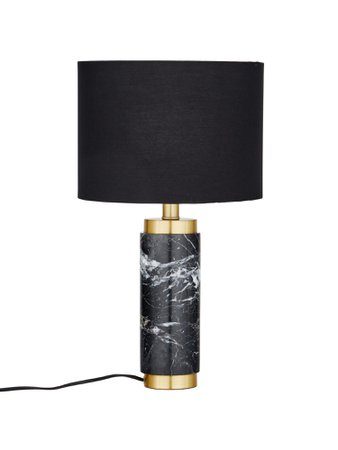Glam-Tischlampe Miranda mit Marmorfuß | WestwingNow