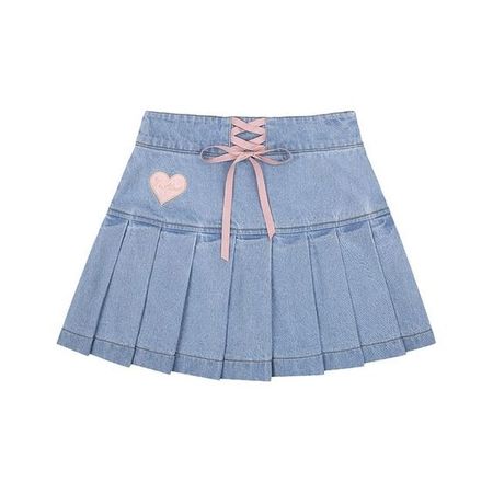 Harajuku Denim Mini Skirt