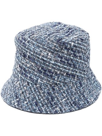 Maje Tweed Bucket Hat - Farfetch